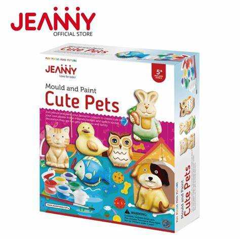 رنگ‌آمیزی حیوانات Mould and Paint Cute Pets JN010