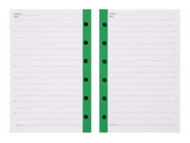 یدک کلاسور 6 حلقه 120 برگ جیبی PAPCO NB-638-SH