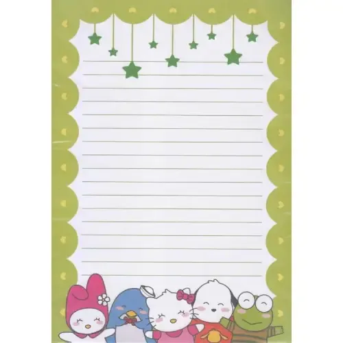 کاغذ 20 برگ خط‌دار طرح‌دار TAT F20 A4 - 0