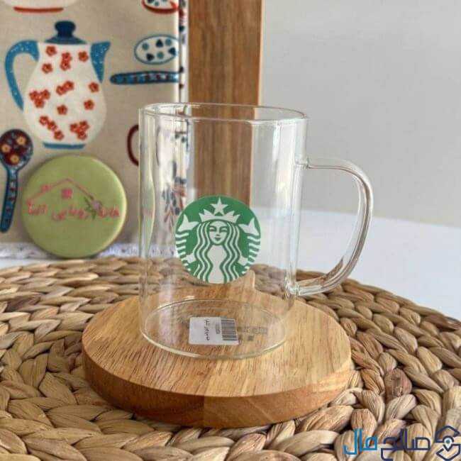 لیوان پیرکس راه راه  Star Bucks Coffee 103303