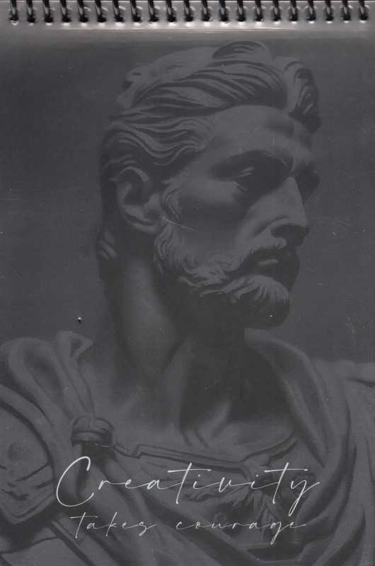 دفتر طراحی A3 طوسی dotnote Roman