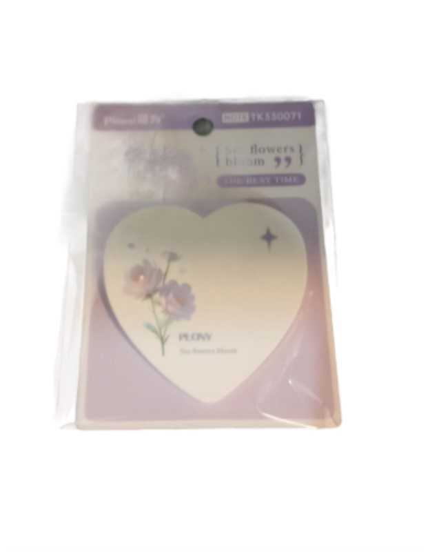یادداشت چسب‌دار طرح قلب TK330071