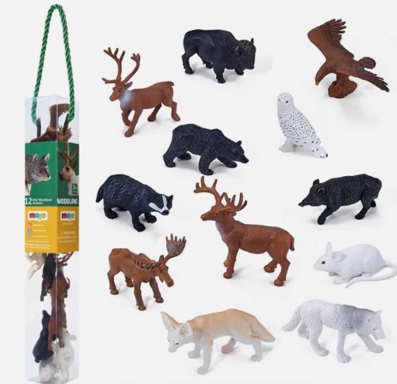 Mini Woodland Animals 12 pcs 380054