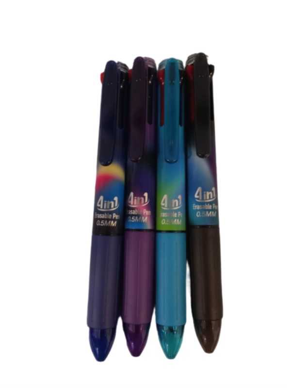 خودکار چهار رنگ پاکن‌دار فانتزی FANDEL FB9271 - 0