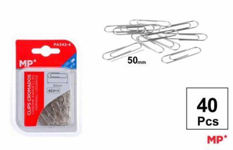 کلیپس 50mm نقره‌ای 40 عددی MP PA342-4