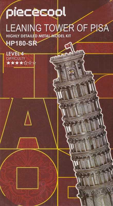 Hard box piececool Leaning Tower of Pisa HP180-SR