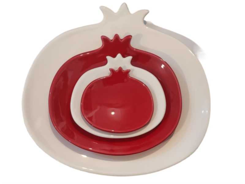 بشقاب 27 طرح انار گلک