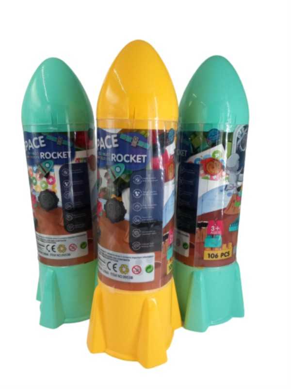 ساختنی خانه‌سازی طرح موشک فضایی 9953B 106pcs