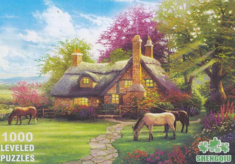 پازل Horse Farm Hut 1000pcs 8086