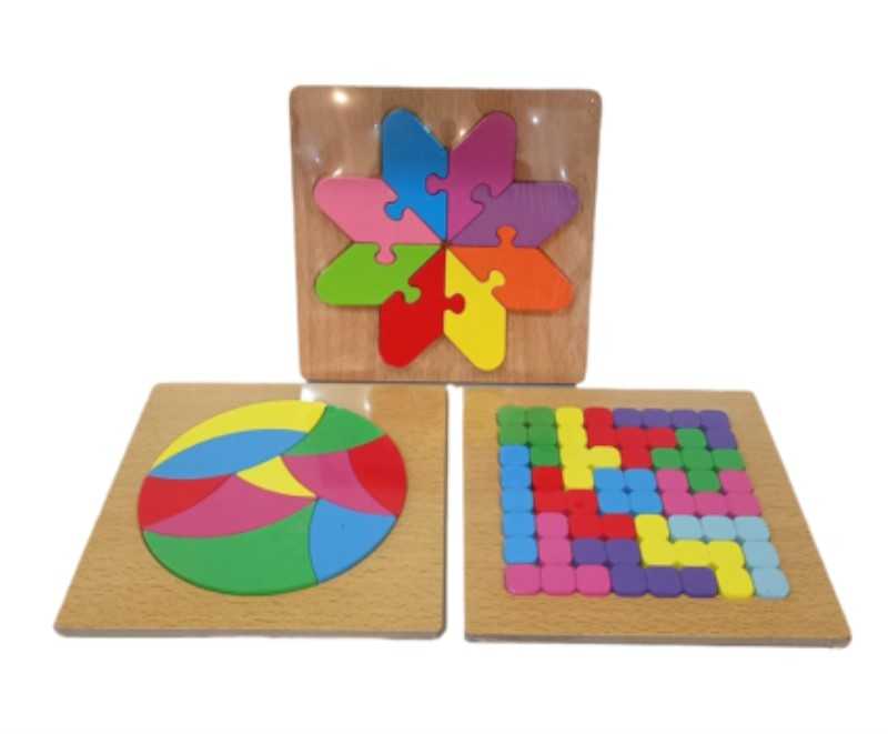پازل چوبی اشکال ST4453 - ST9458 - 0