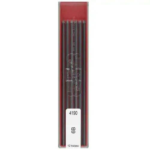 نوک اتود 2mm مشکی 12 عددی Koh-i-Noor 4190 H