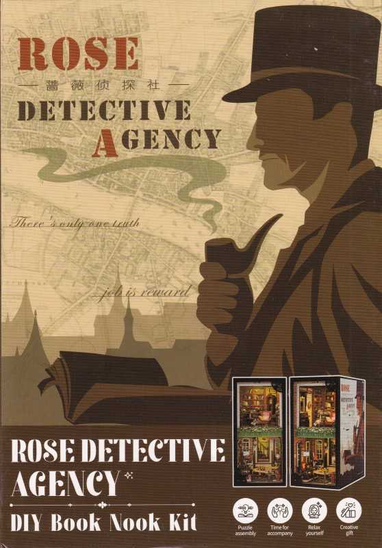 ساختنی Diy Book Nook Kit Rose Detective Agency 322pcs SZ02