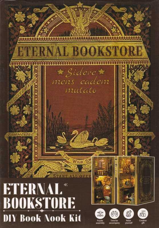 ساختنی Diy Book Nook Kit Eternal Bookstore 172pcs YS05