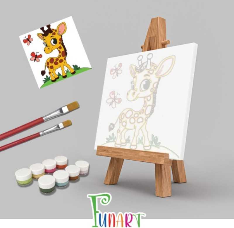 کیت رنگ‌آمیزی کودکان Kaiko Funart 25×25 504
