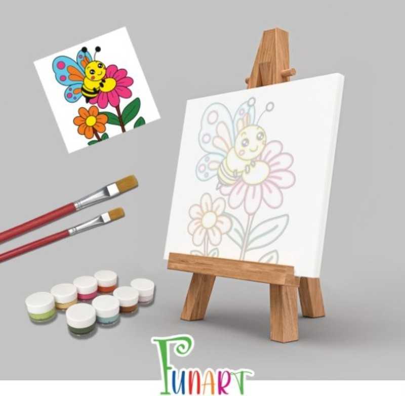 کیت رنگ‌آمیزی کودکان Kaiko Funart 25×25 505