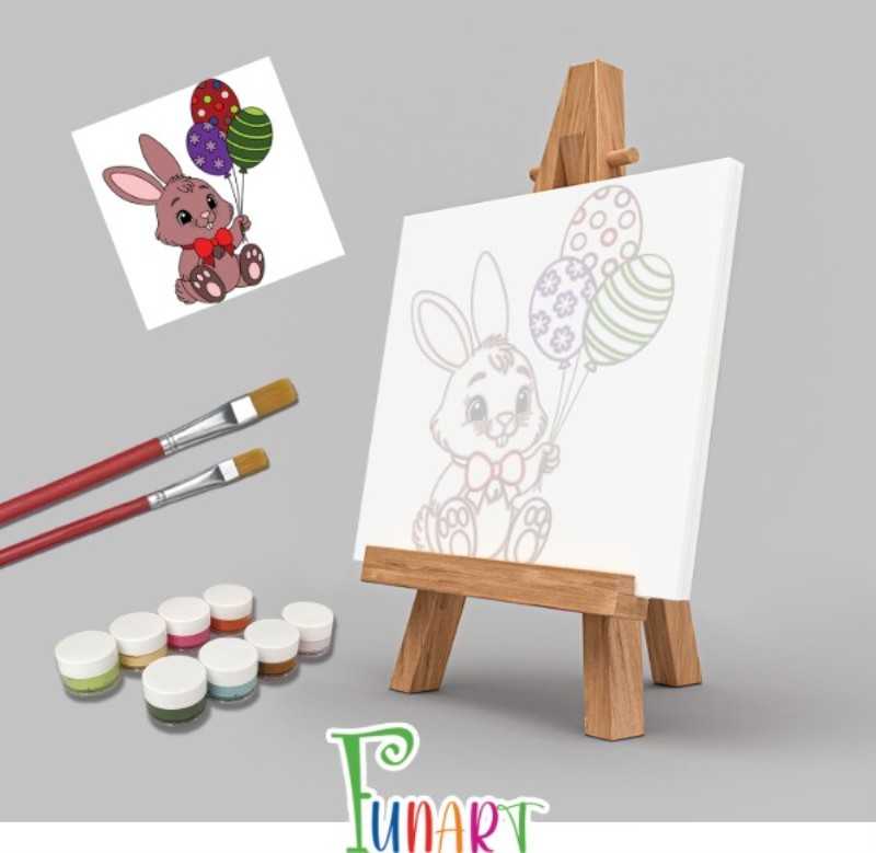 کیت رنگ‌آمیزی کودکان Kaiko Funart 25×25 522