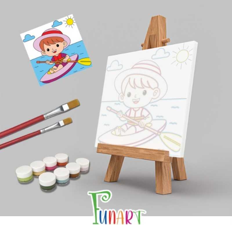 کیت رنگ‌آمیزی کودکان Kaiko Funart 25×25 508