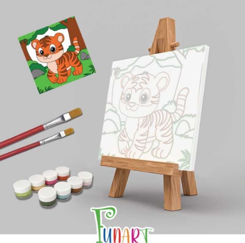 کیت رنگ‌آمیزی کودکان Kaiko Funart 25×25 530