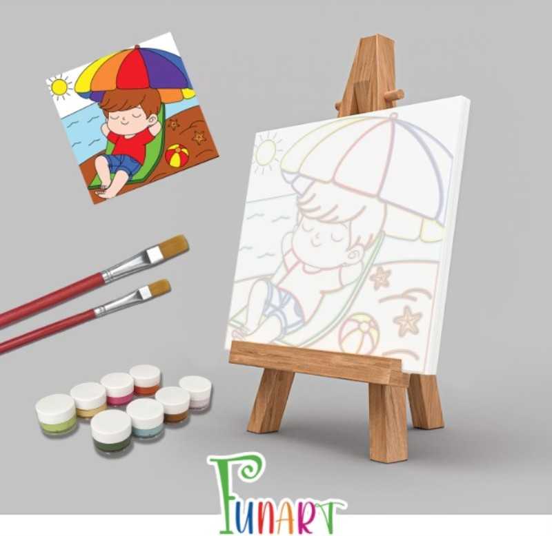 کیت رنگ‌آمیزی کودکان Kaiko Funart 25×25 507