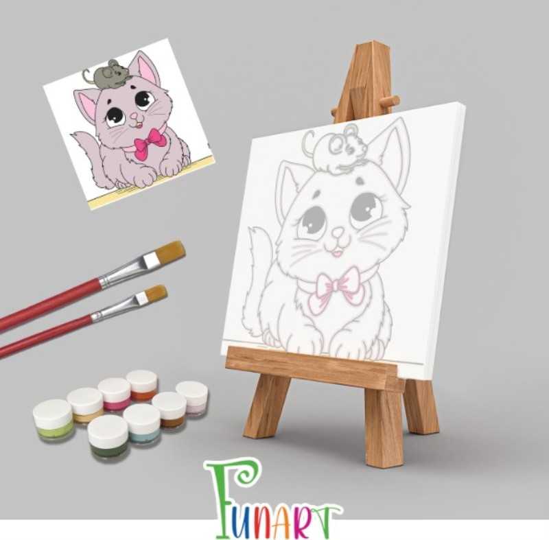 کیت رنگ‌آمیزی کودکان Kaiko Funart 25×25 515