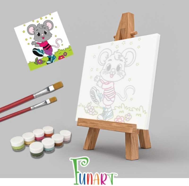 کیت رنگ‌آمیزی کودکان Kaiko Funart 25×25 517