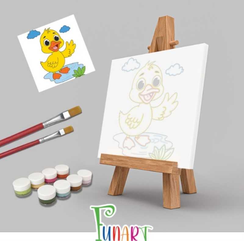 کیت رنگ‌آمیزی کودکان Kaiko Funart 25×25 516