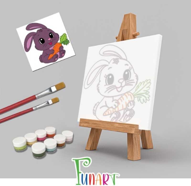 کیت رنگ‌آمیزی کودکان Kaiko Funart 25×25 521 - 0