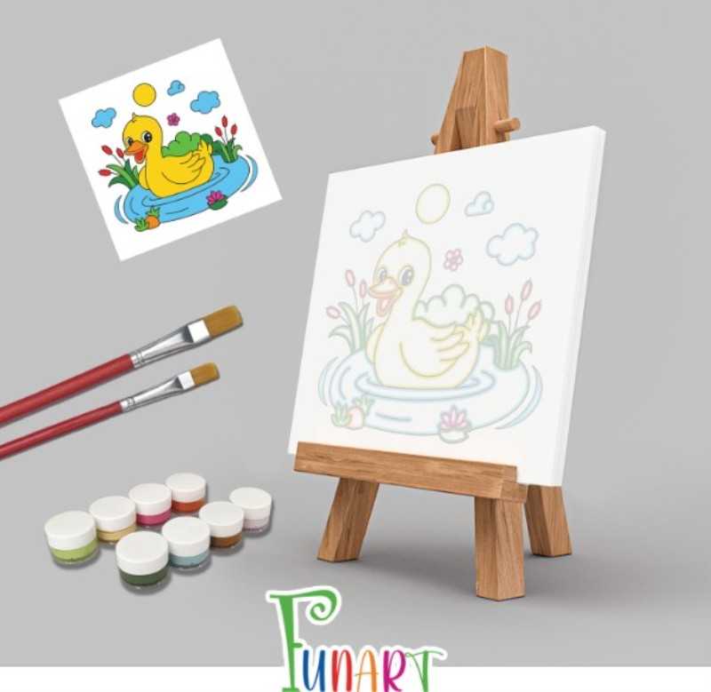 کیت رنگ‌آمیزی کودکان Kaiko Funart 25×25 503