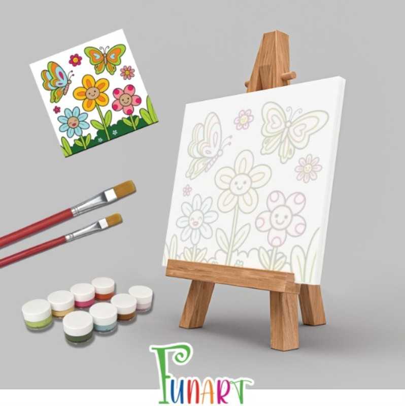 کیت رنگ‌آمیزی کودکان Kaiko Funart 25×25 524
