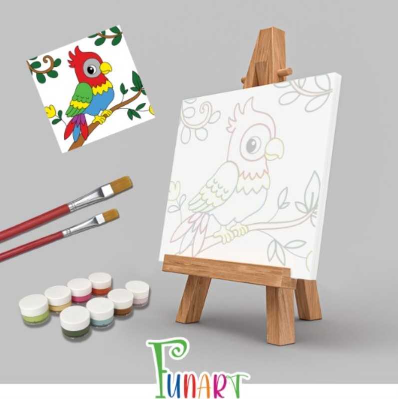 کیت رنگ‌آمیزی کودکان Kaiko Funart 25×25 529
