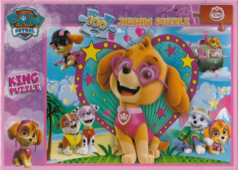 پازل Paw Patrol Pink 100pcs - 0