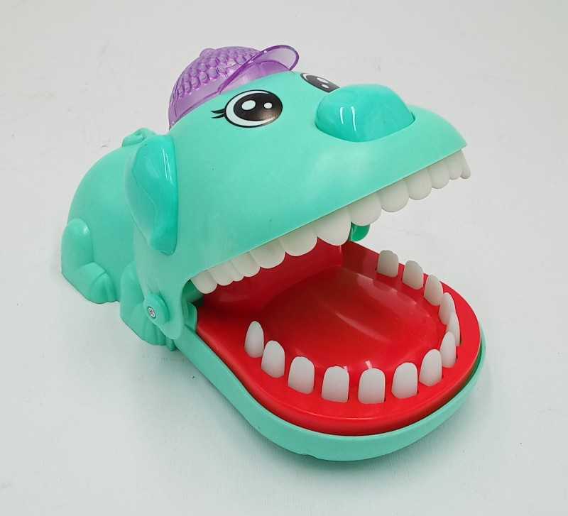 بازی دندانپزشکی (طرح خوک کلاه‌دار) Dentist Game Crazy Pig