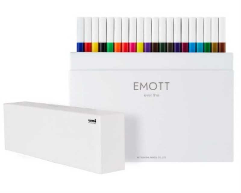روان‌نویس Uniball PEM-SY71 Emott Fine 0.4mm Blue