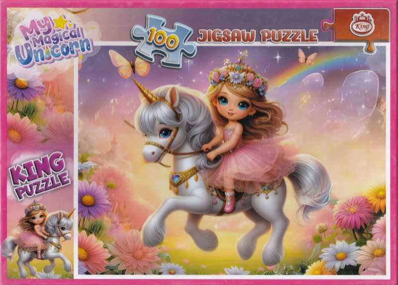 پازل My Magical Unicorn pink 100pcs