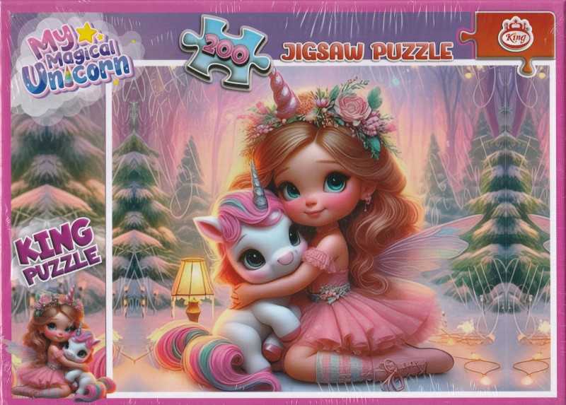 پازل My Magical Unicorn Pink 200pcs
