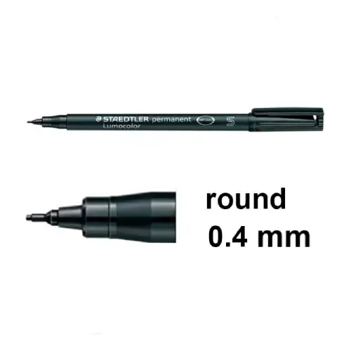 ماژیک مشکی STAEDTLER 313-9 Lumocolor 0.4mm S