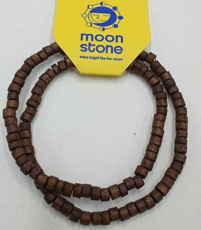 دستبند مهره چوبی Moon Stone - 0