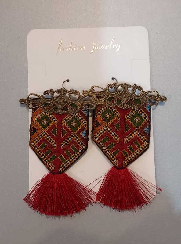 گوشواره طاووس شیده شو - 0