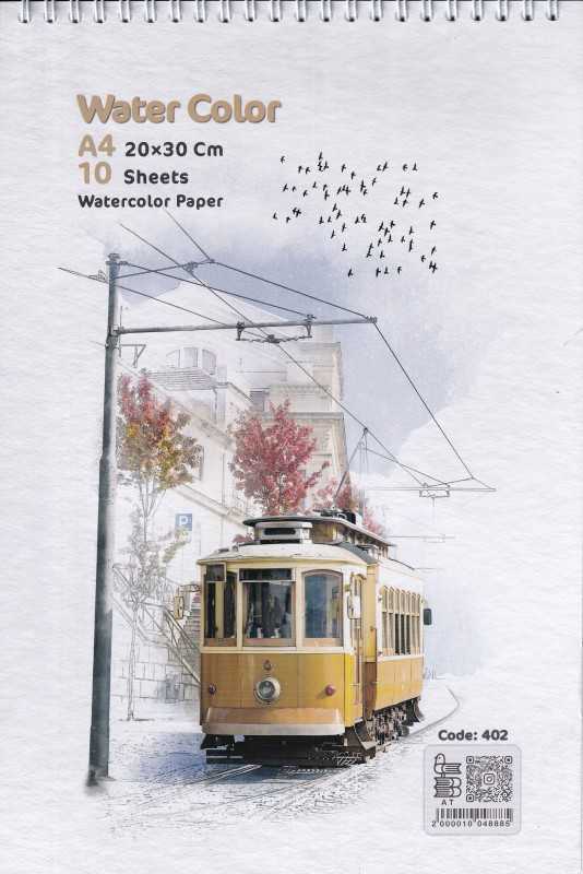 دفتر آبرنگ 10 برگ 30×20 سیمی Amir Tahrir 402 - 0