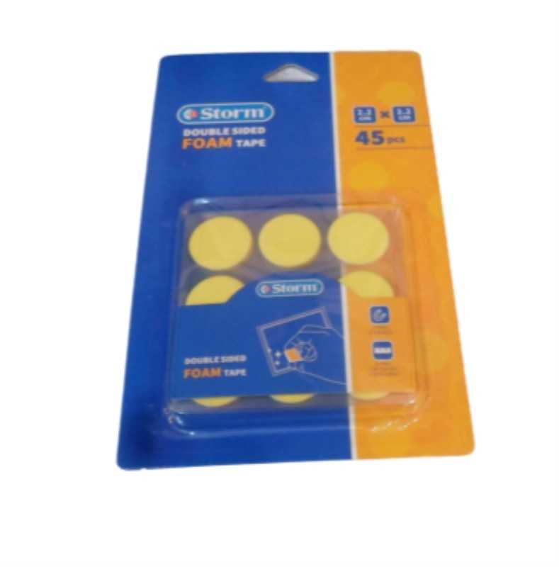 چسب 2 طرفه 45 عددی Storm HL-102122 2.2cm×2.2cm - 0