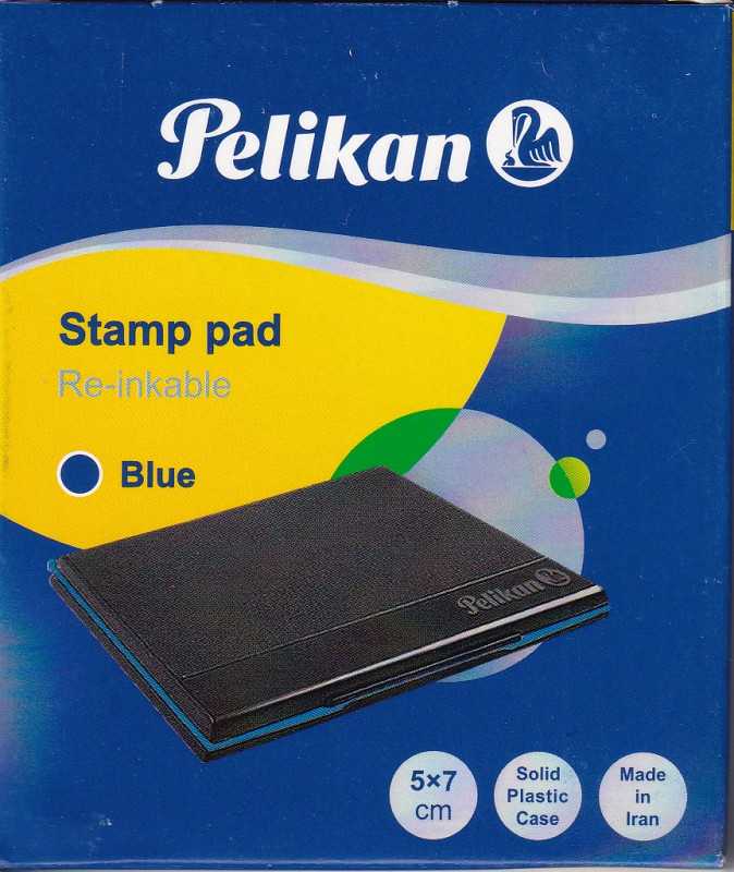 استامپ آبی پلاستیکی Pelikan 660644 7×5cm