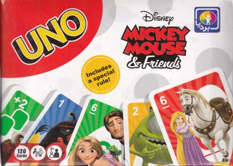 کارت بازی اونو دیزنی UNO Disnep Mickey Mouse 4009