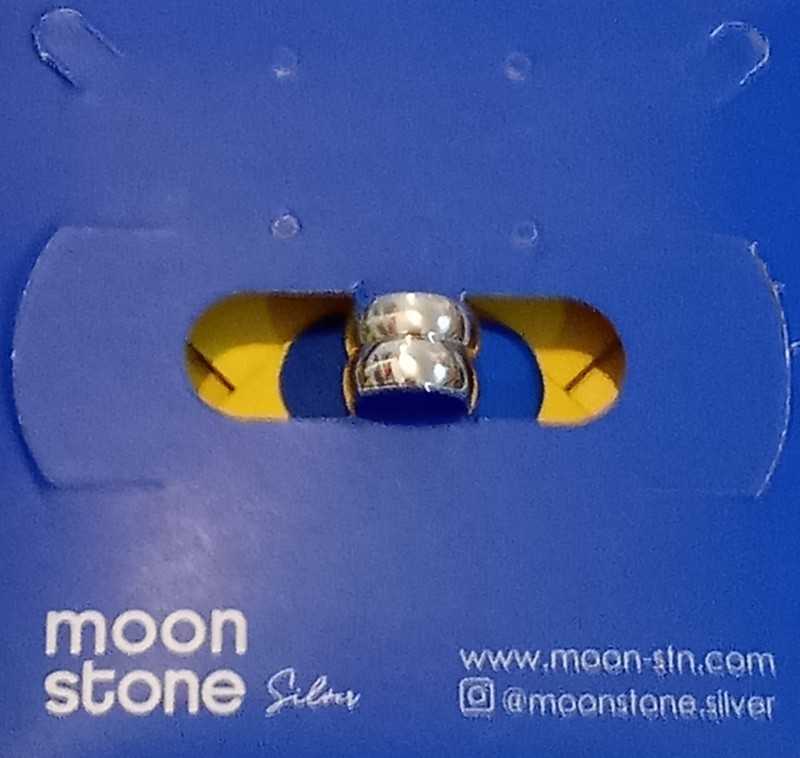 گوشواره نقره Moon Stone SE353