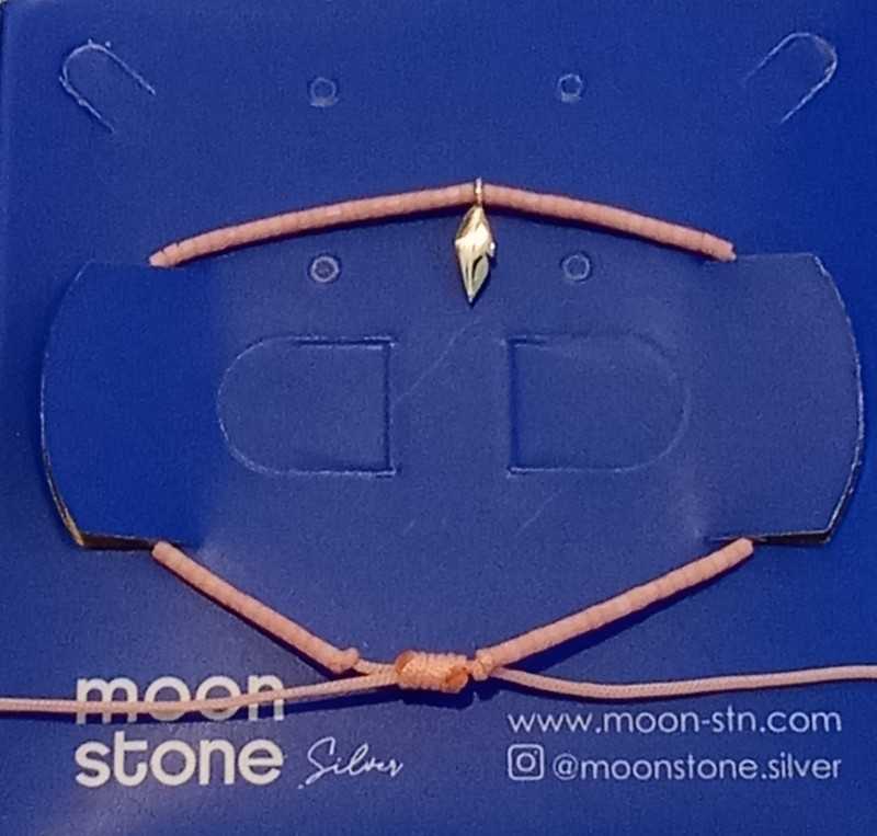 دستبند نقره Moon Stone SB353