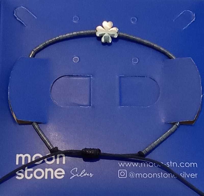 دستبند نقره Moon Stone SB334