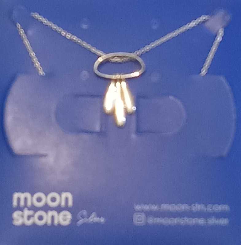 گردنبند نقره Moon Stone SN362