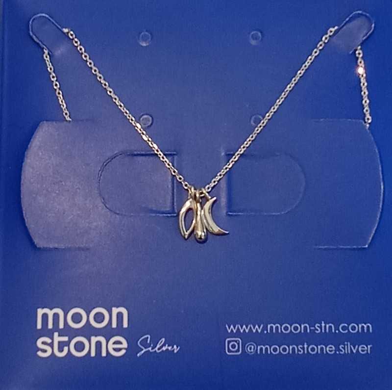 گردنبند نقره Moon Stone SN375