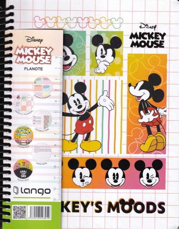 پلنر 80 برگ سیمی Lango Mickey Mouse - 0