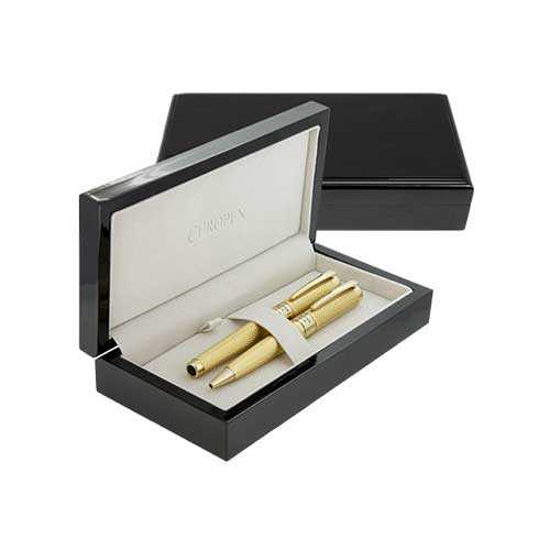 خودکار و خودنویس طلایی گیره طلا EUROPEN WORLD