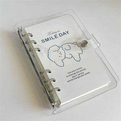 دفتر کلاسوری 6 حلقه شفاف متوسط 7331 - 0